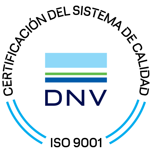 Certificación del sistema de calidad DNV ISO 9001